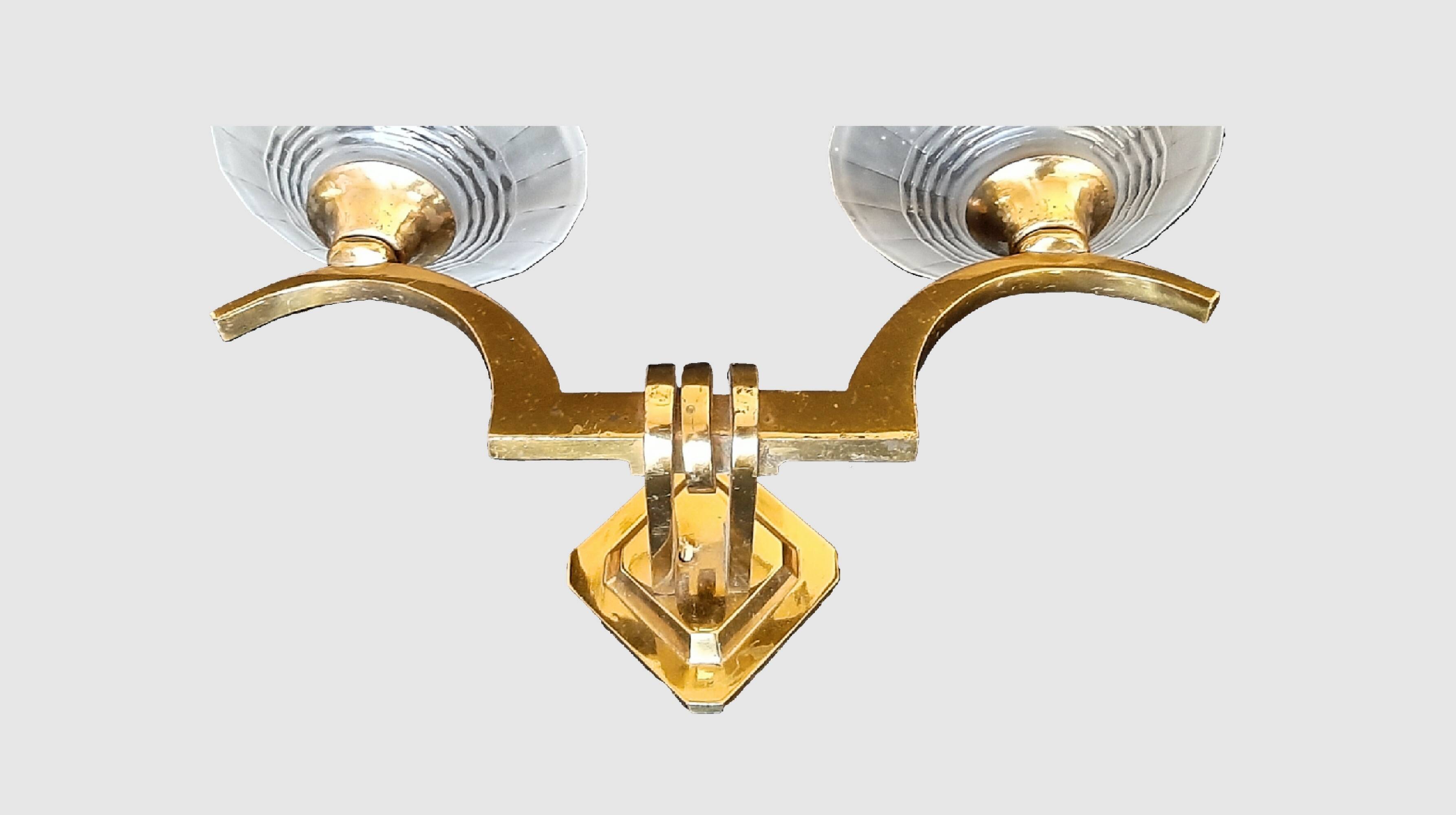 Pair of Art Deco wall sconces