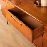 Retro Teak 1960s Meredew Mid Century Sideboard On Hairpin Legs
