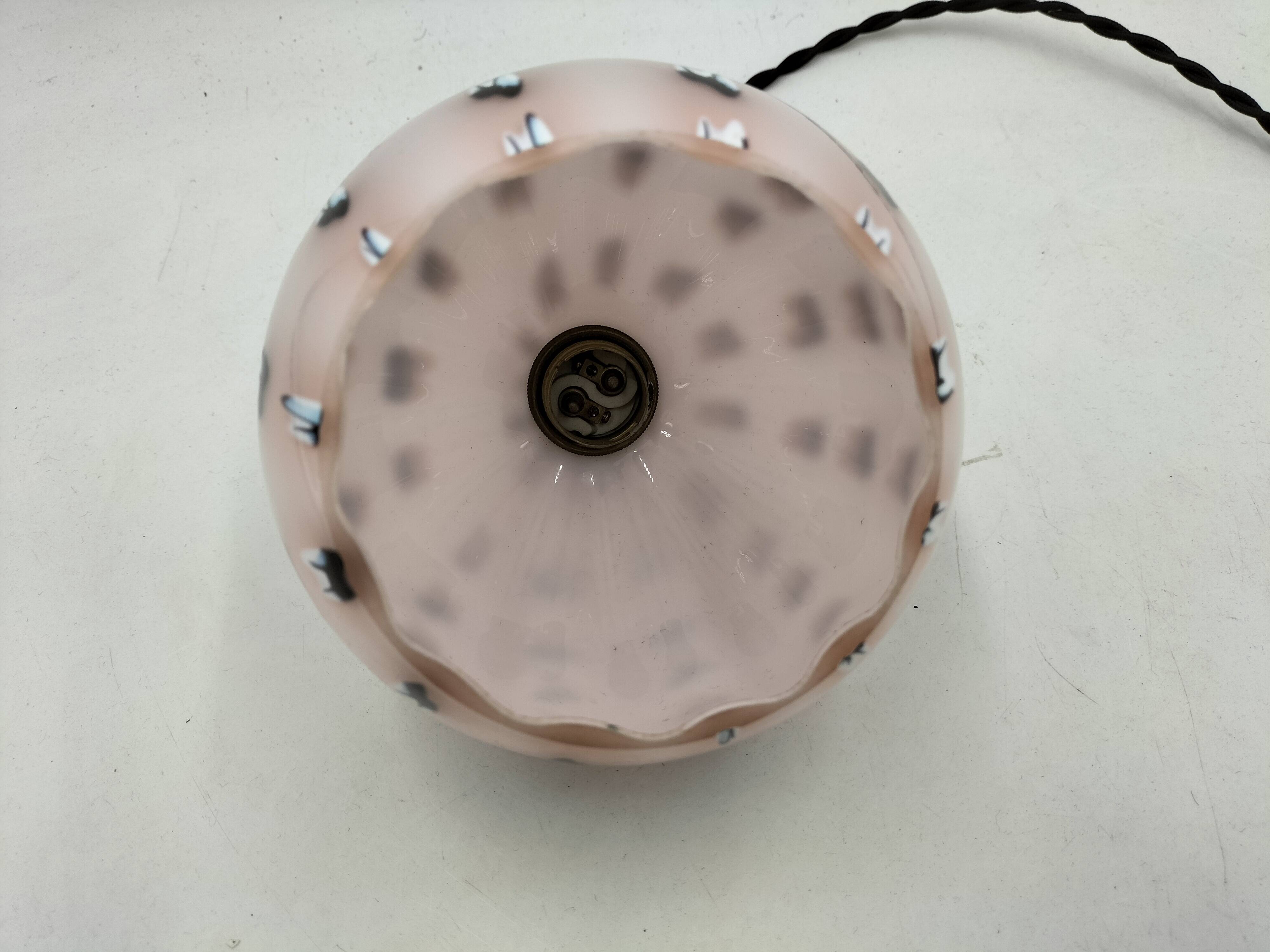 Opaline pendant light