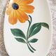 Serving dish Gien sunflower design
