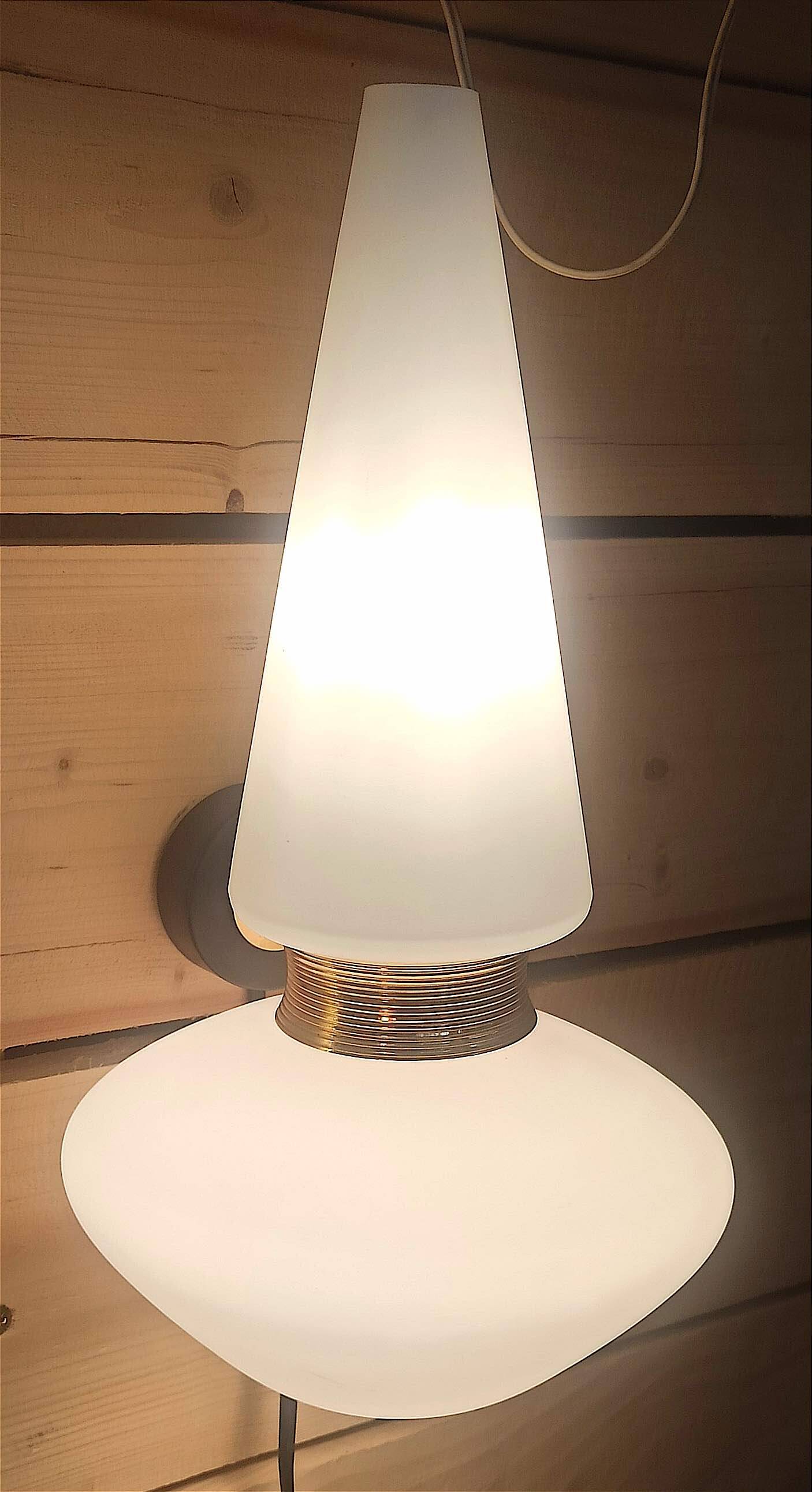 60s double lighting wall light Height 32.7 cm