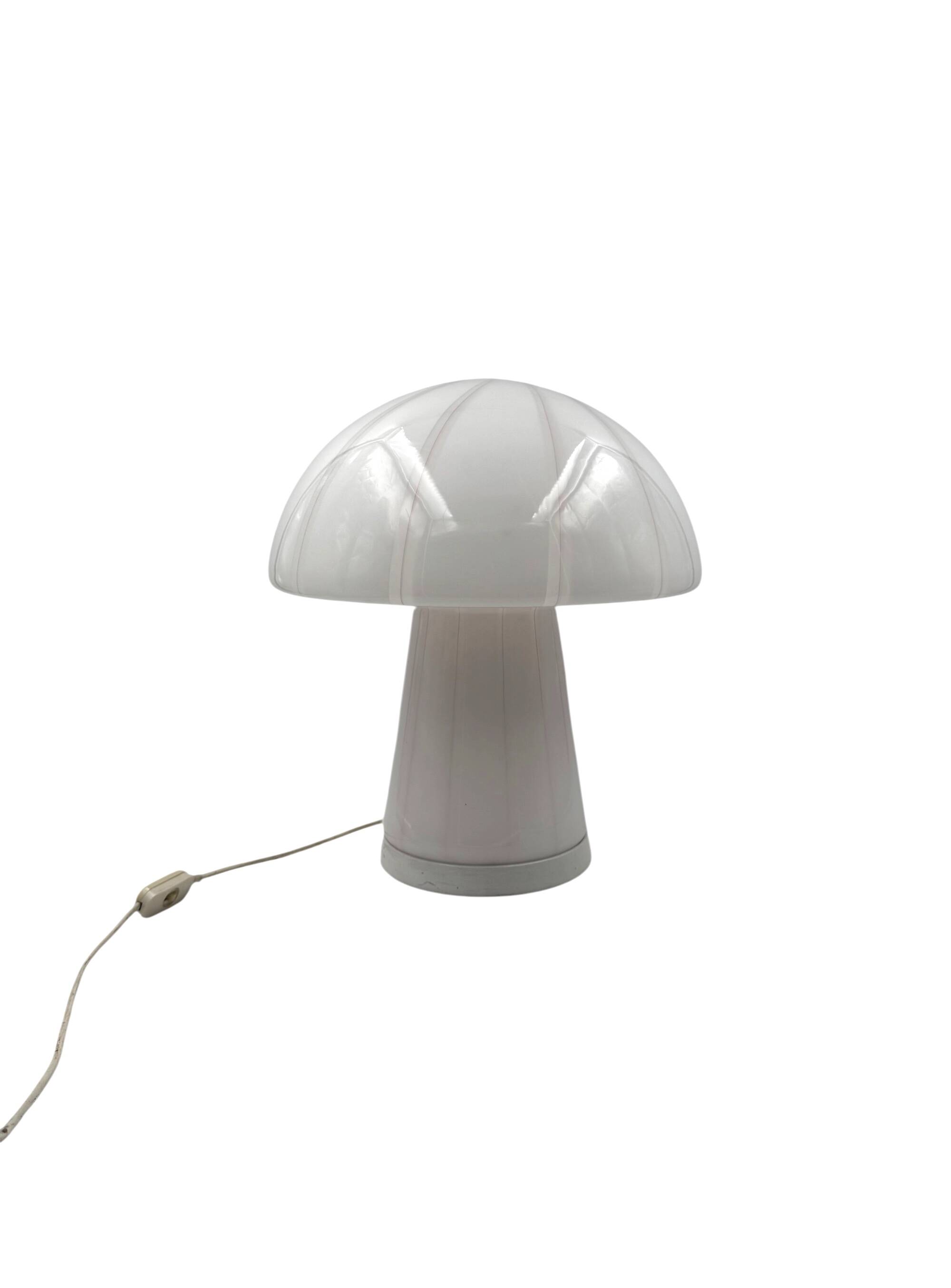 Mushroom Murano Glass Table Lamp, Italy, 1970s