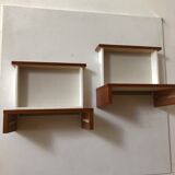 Pair of wall bedside tables
