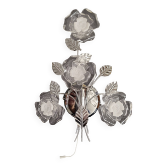 Flower wall lamp, globo
