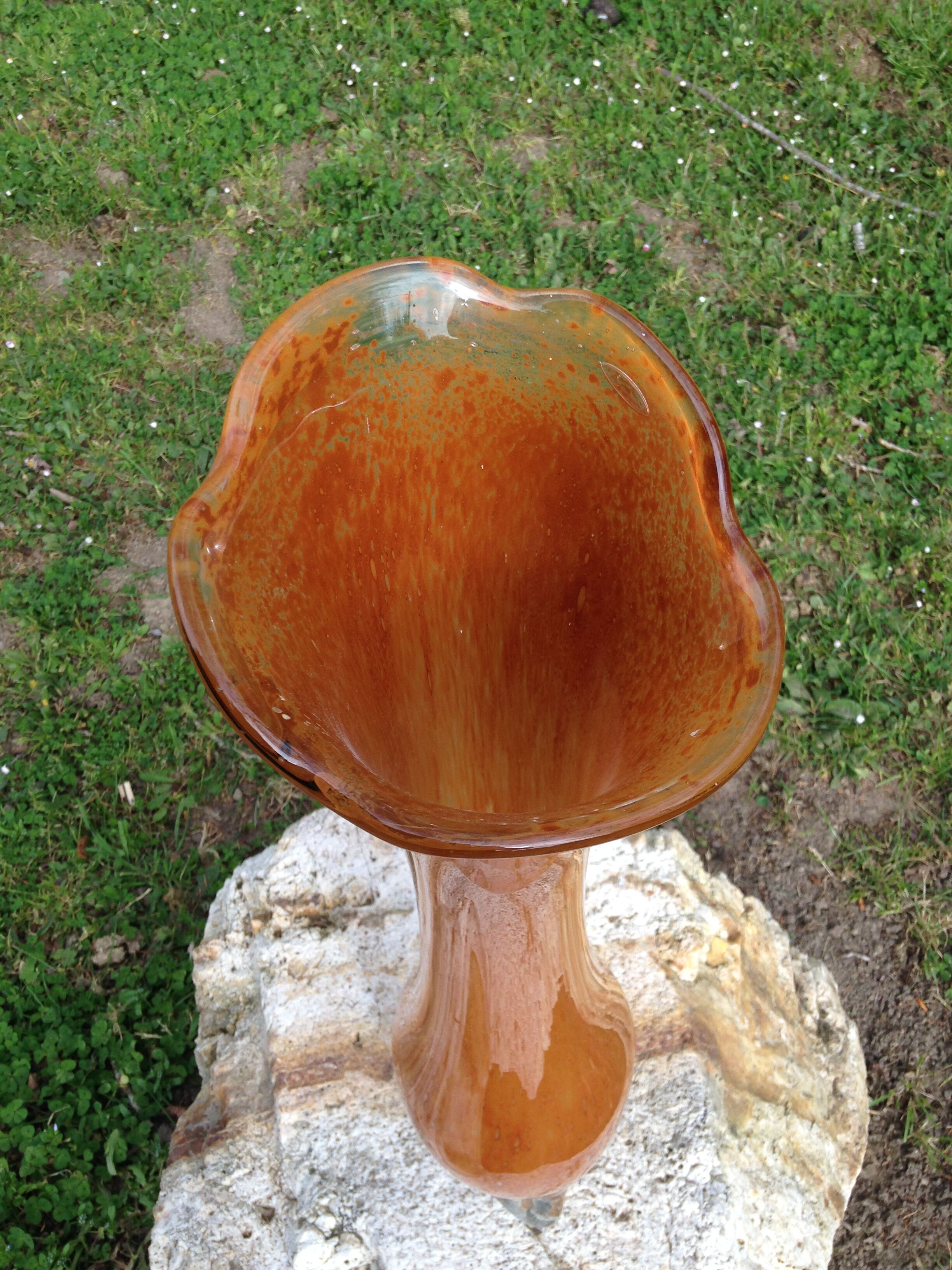 Design orange vase