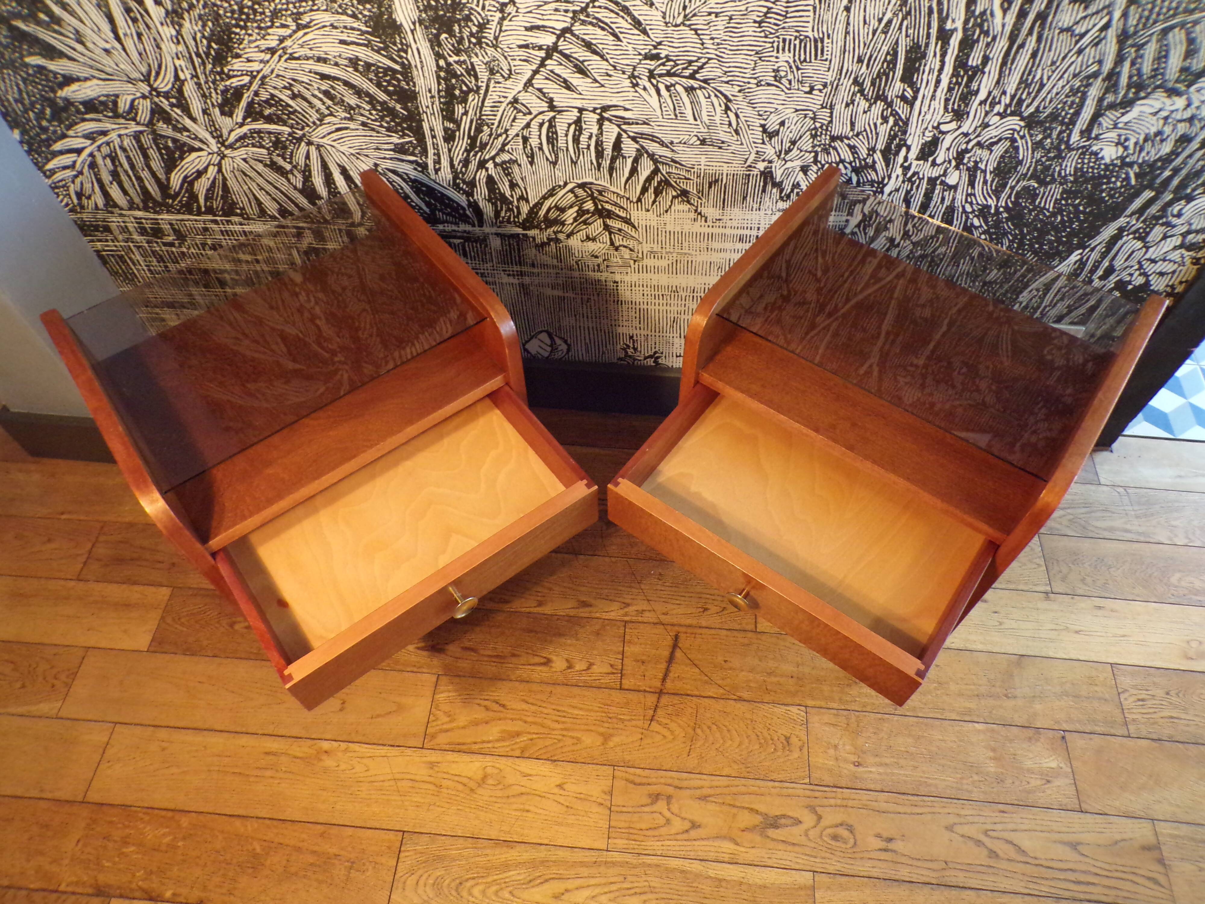 Paire de chevets vintage