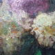 Tableau huile début XXe bouquet de fleurs