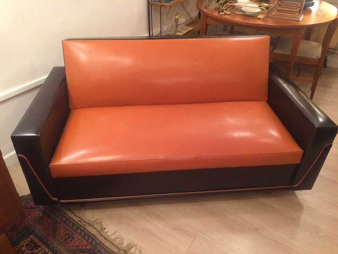 Sofa bed in skai 1950