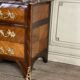 Commode en placage de bois de rose et palissandre, bronze doré, marbre de Rance, Louis XV