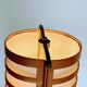 Lampadaire en bois de hêtre et textile Ikea Strimma