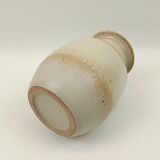 Speckled brown ceramic vase 15.5cm