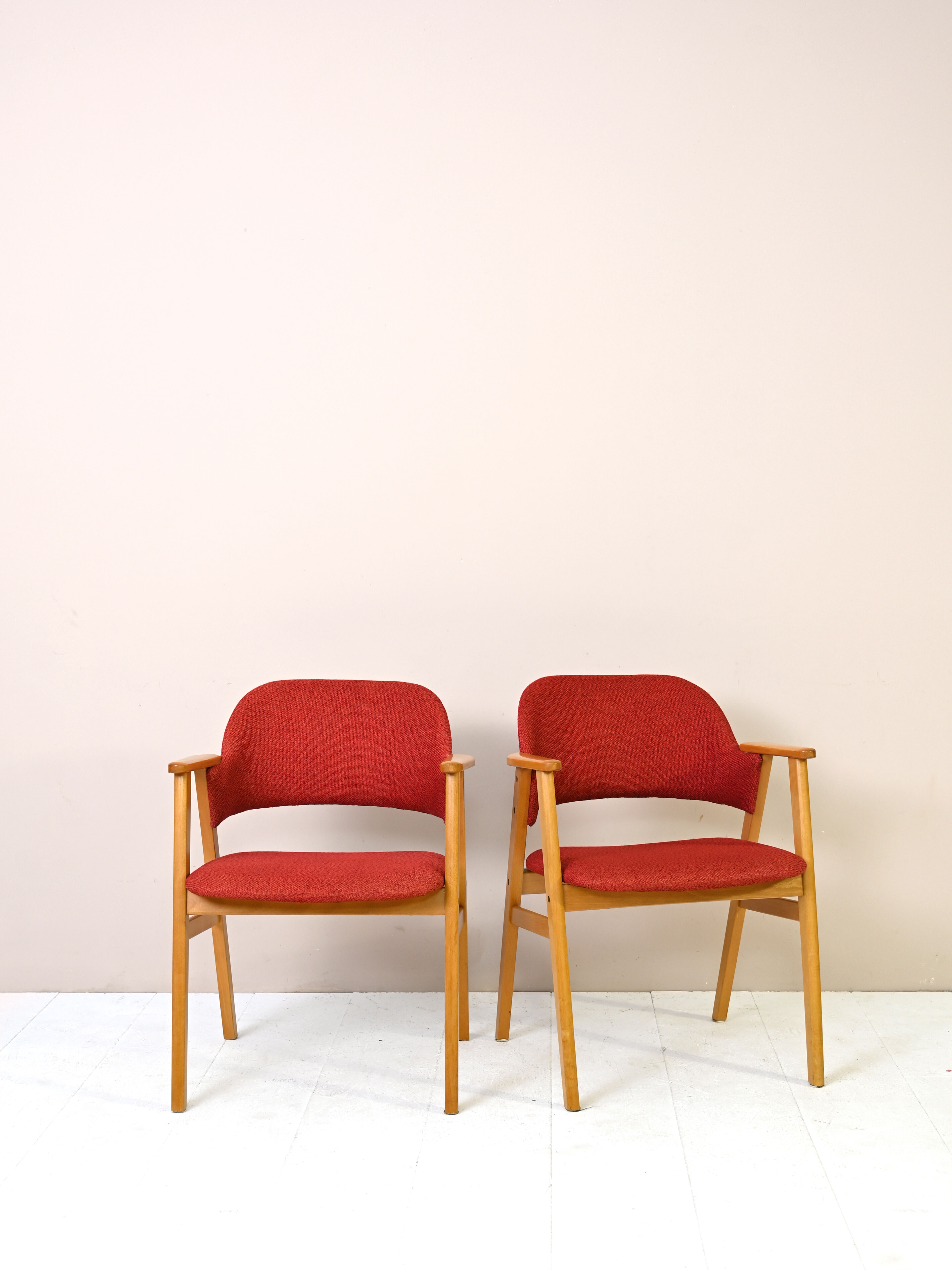 Pair of vintage Nordic armchairs