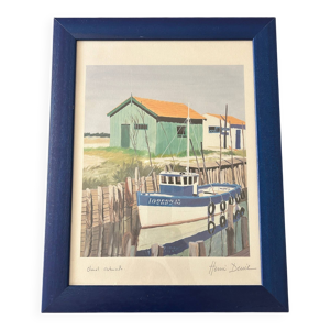 Lithographie '' chenal - henri