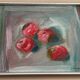 Original Swedish Oil On Canvas – Apples – Bengt Delefors