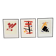 Set de 3 cadres avec lithographies Casimir Malevic