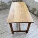 Table de ferme chêne doré 160cm