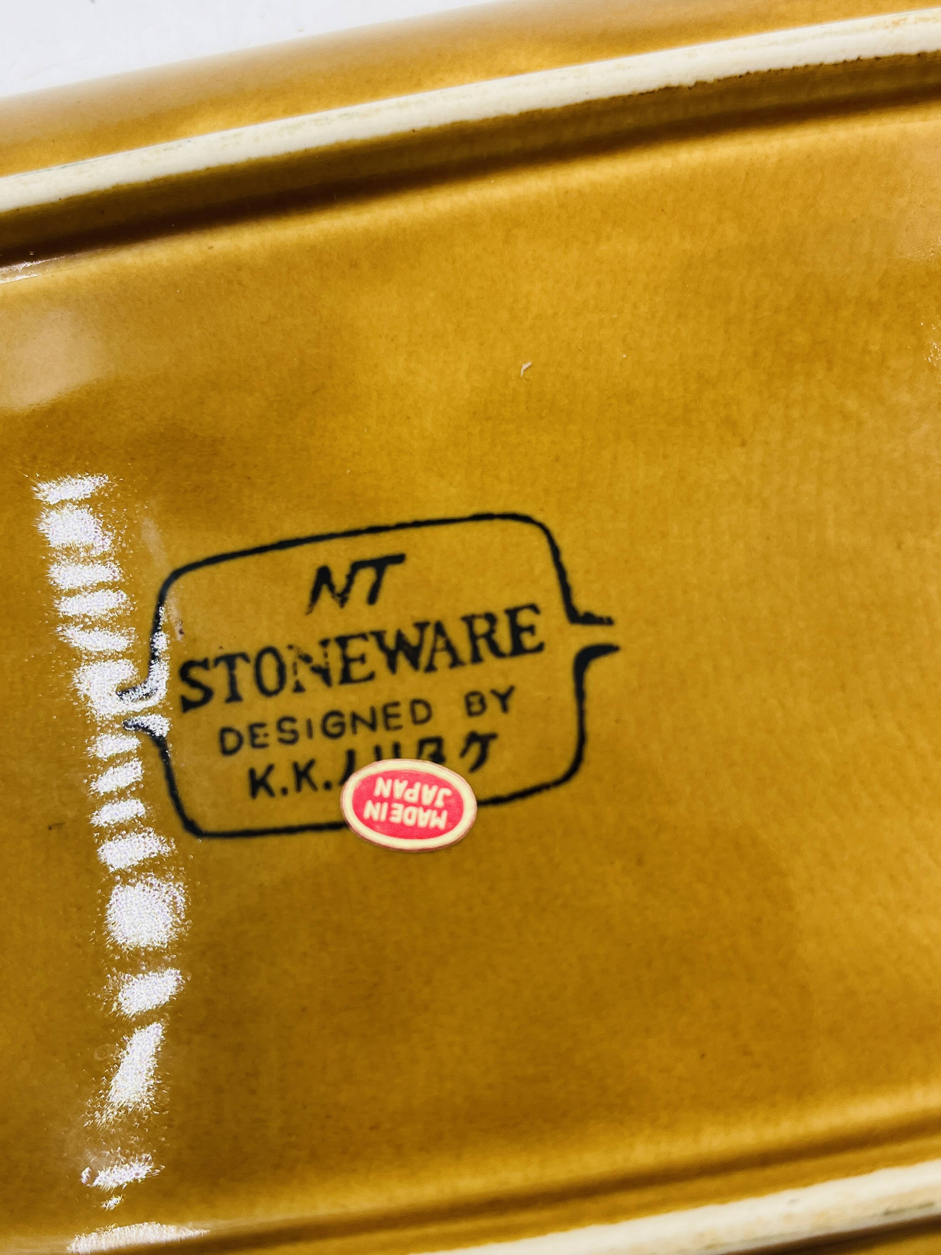 Flat NT stoneware Japan