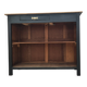 Comptoir caisse meuble de commerce patine noire