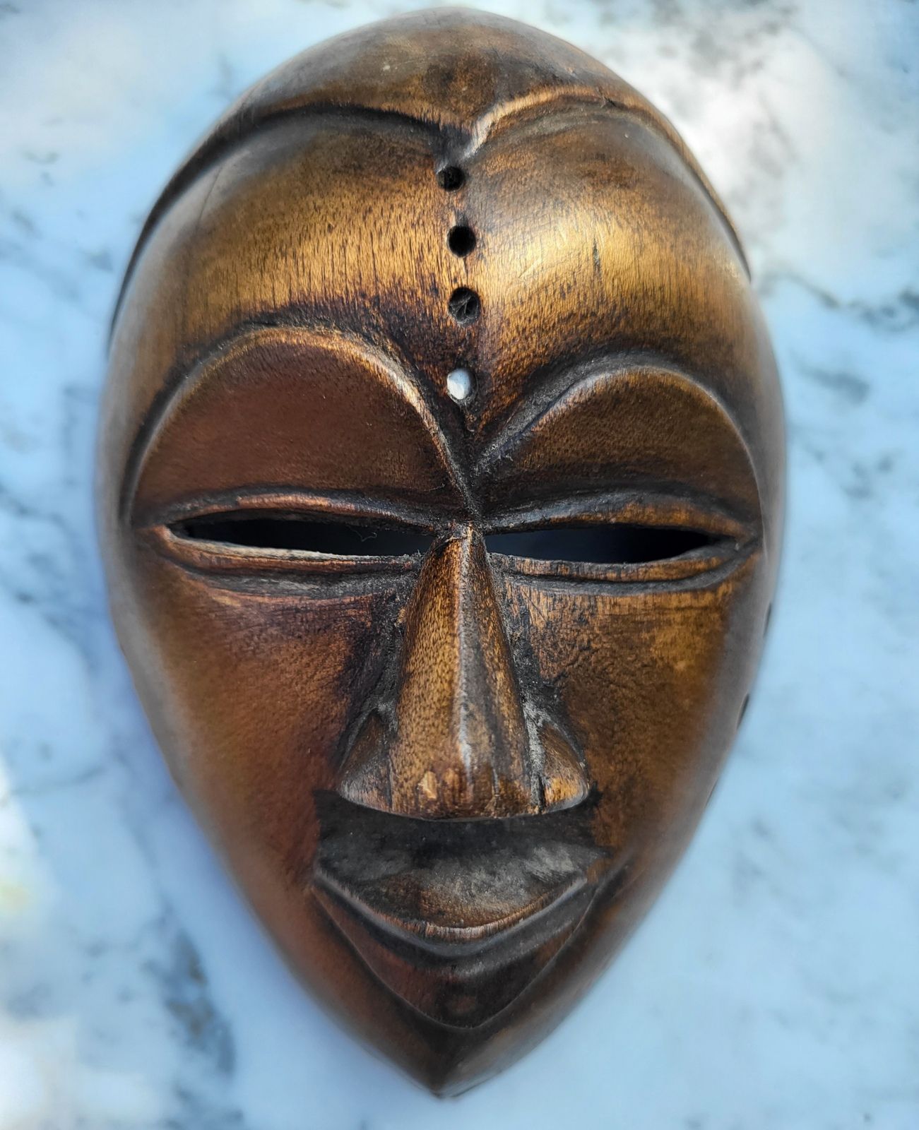 Set of 5 vintage African masks