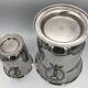 Jean COUZON champagne bucket and ice bucket set on pedestal