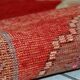 Vintage turkish oushak handmade carpet 110cm x 340cm 1940s, 1c515