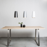 Suspension dex matt white structure ⌀16cm