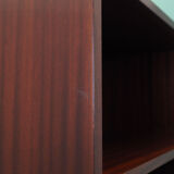 Mahogany bookcase, Danish design, 70's, production: Denmark