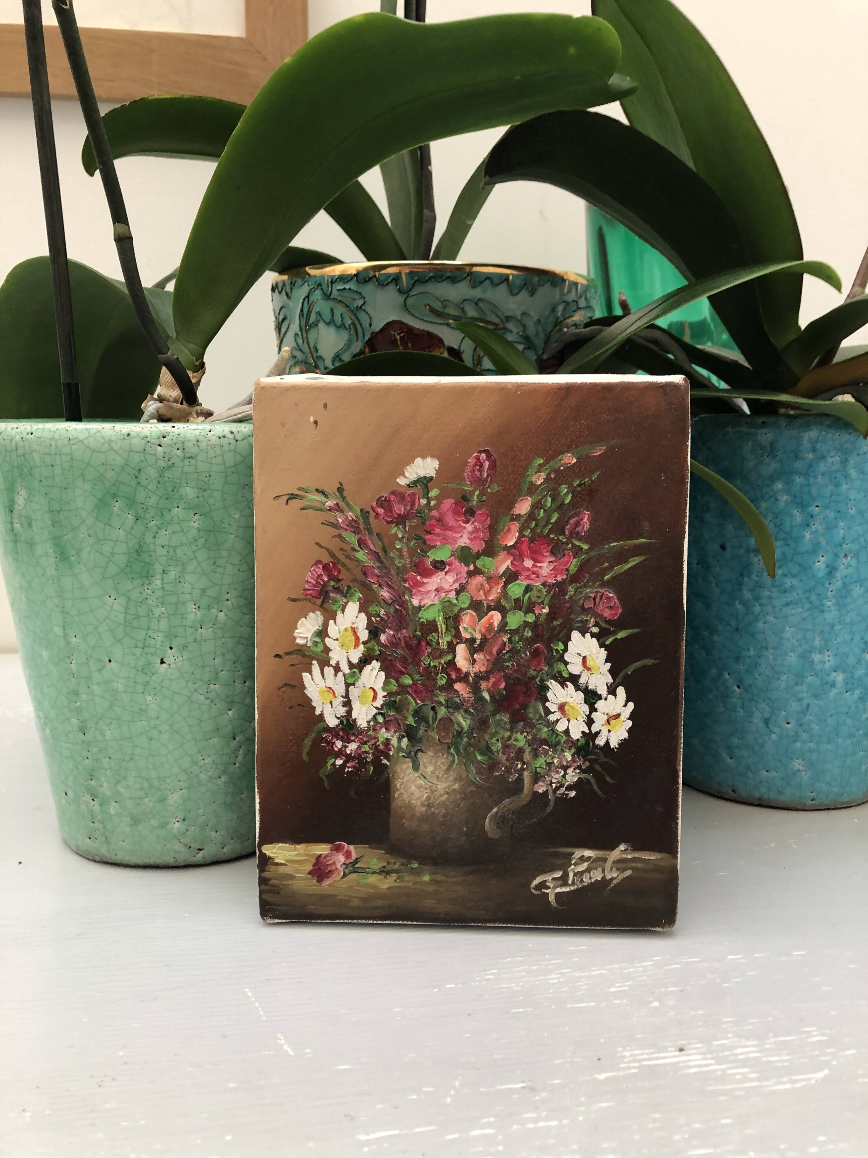 Flower bouquet painting