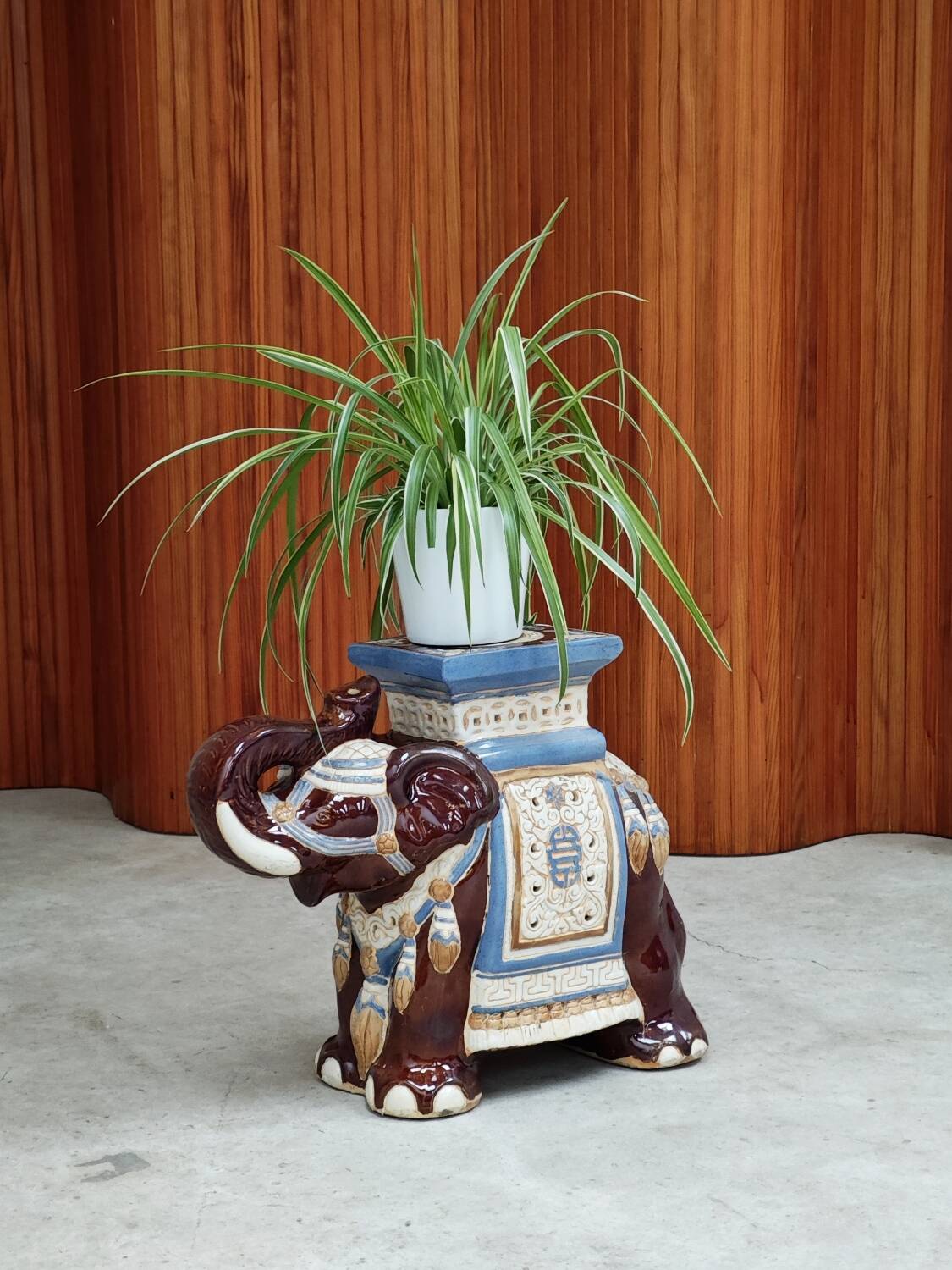 Elephant plant holder 1980