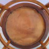 Fauteuil de bureau en bois courbé