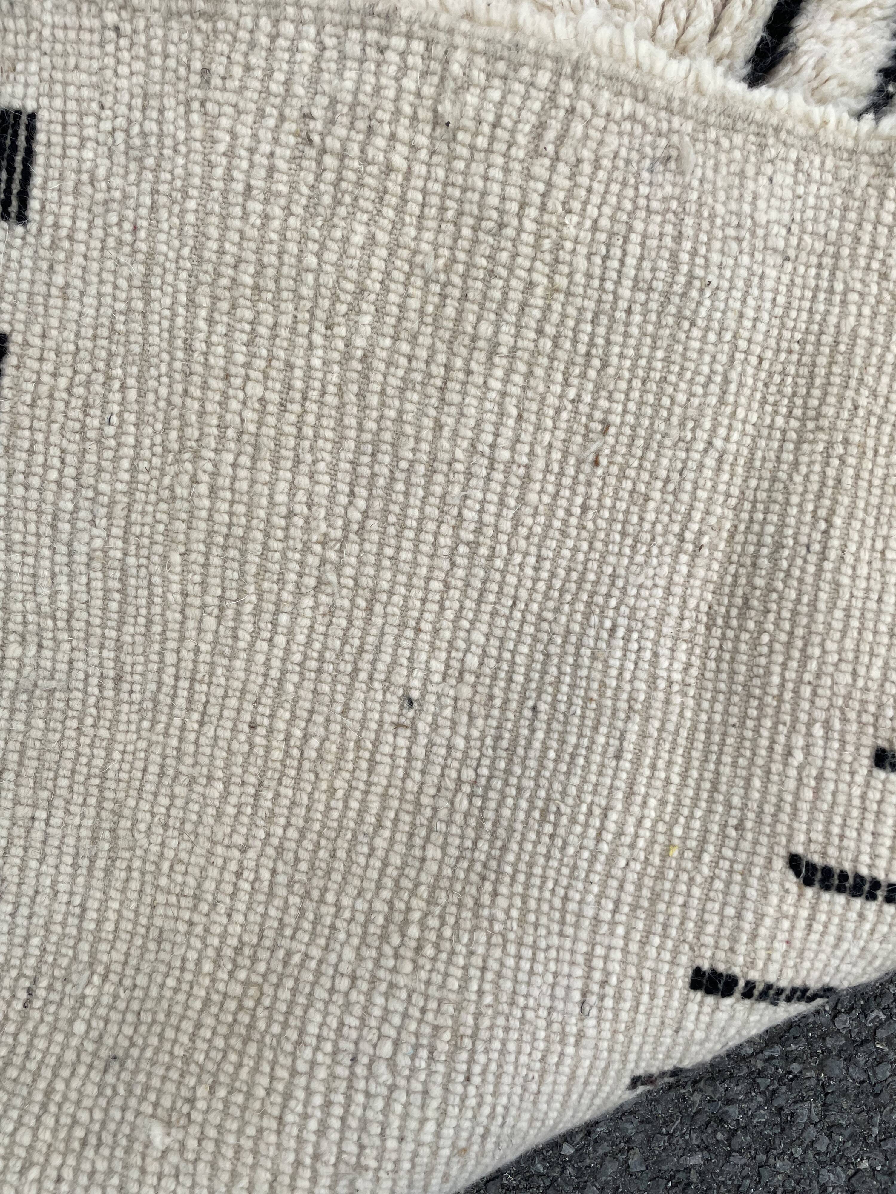 Tapis berbere moderne en laine, beni ouarain