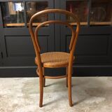 Former wooden and caning child chair