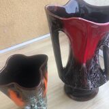 set of 2 vases of vallauris