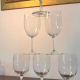 4 Perfection and 2 Byzantine Baccarat glasses