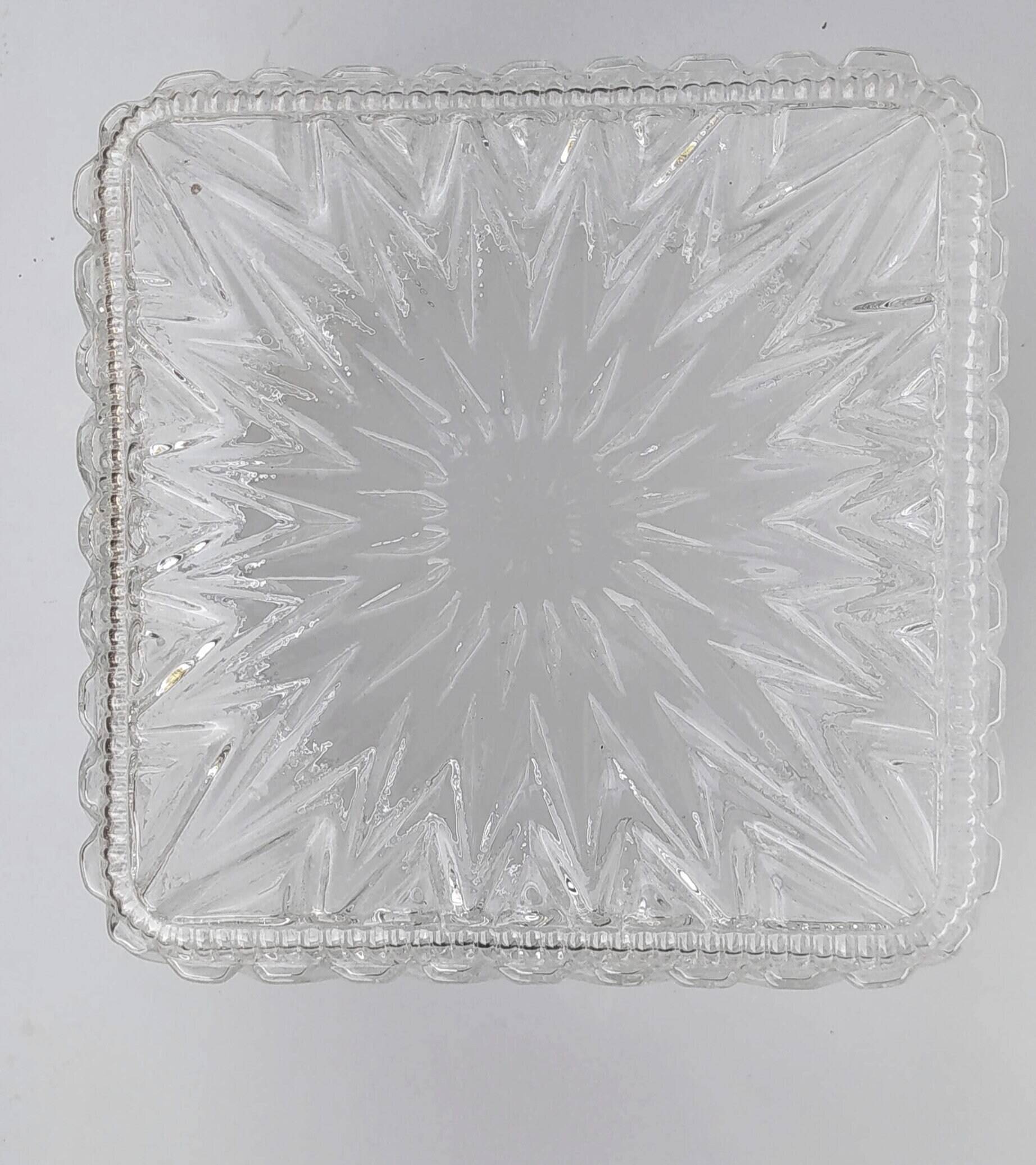 Plafonnier carré ou applique étoile seventies