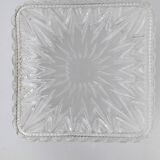 Plafonnier carré ou applique étoile seventies