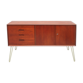 Enfilade des années 1960 en teck, Wilhelm Renz