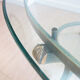 Vintage oval coffee table by Pierre Vandel, 1970s