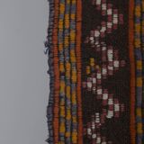 Turkish Geometric Jajim Flat-Weave Textile - Dining Room Kilim 5'3" X 8'10"