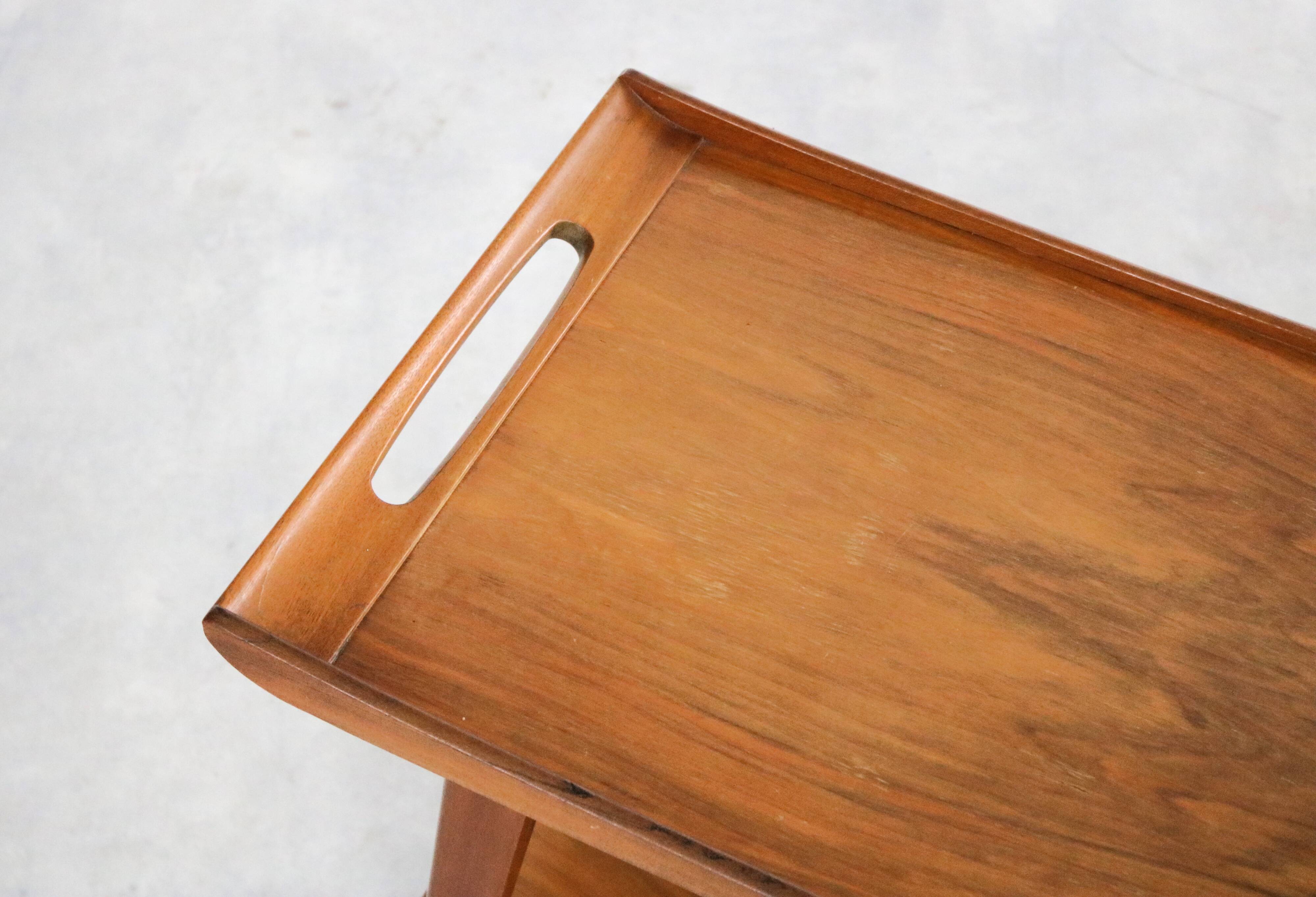 vintage swedish bar cart