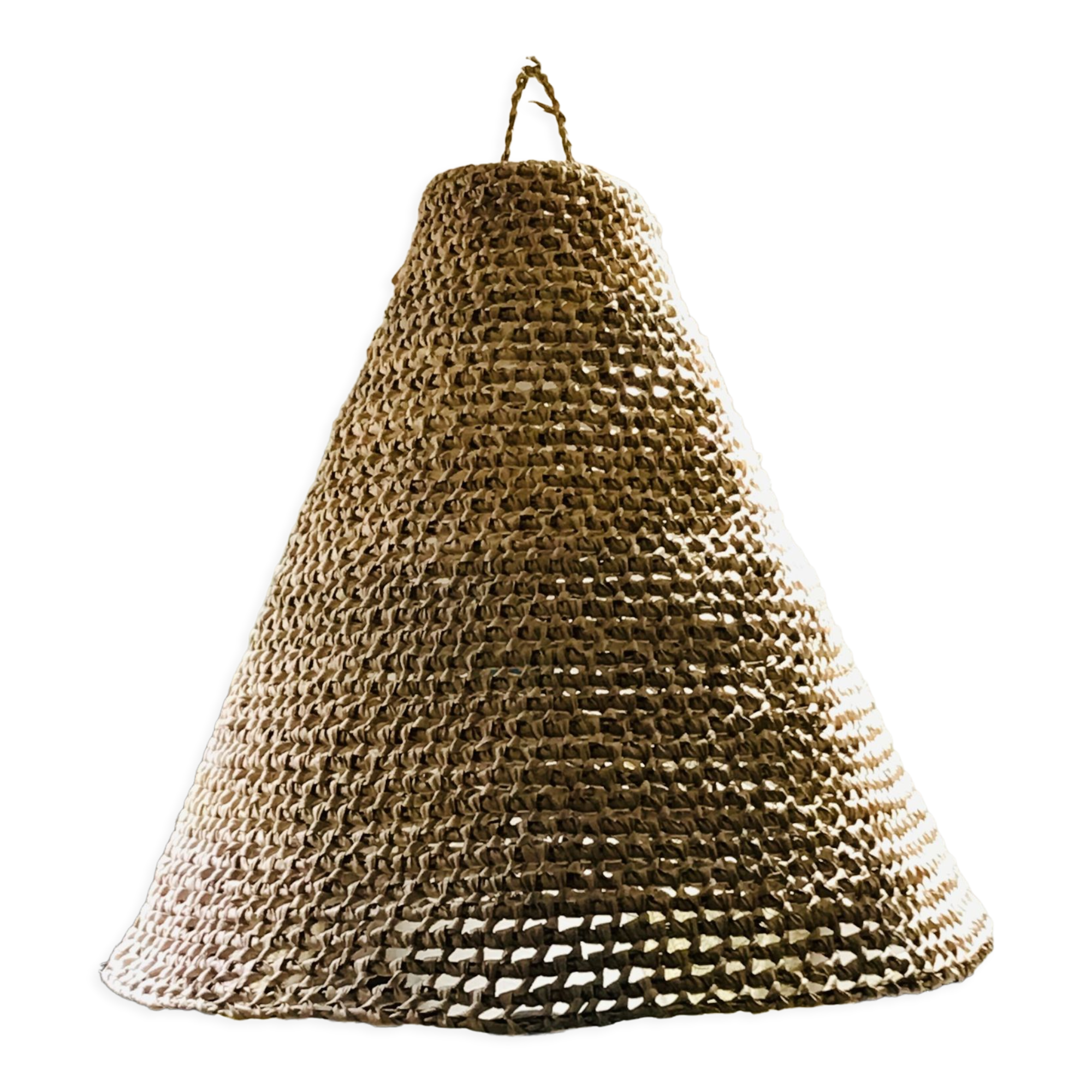 Braided wicker suspension