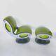 “Gluon” armchair and ottoman by Marc Newson, Moroso, 1993