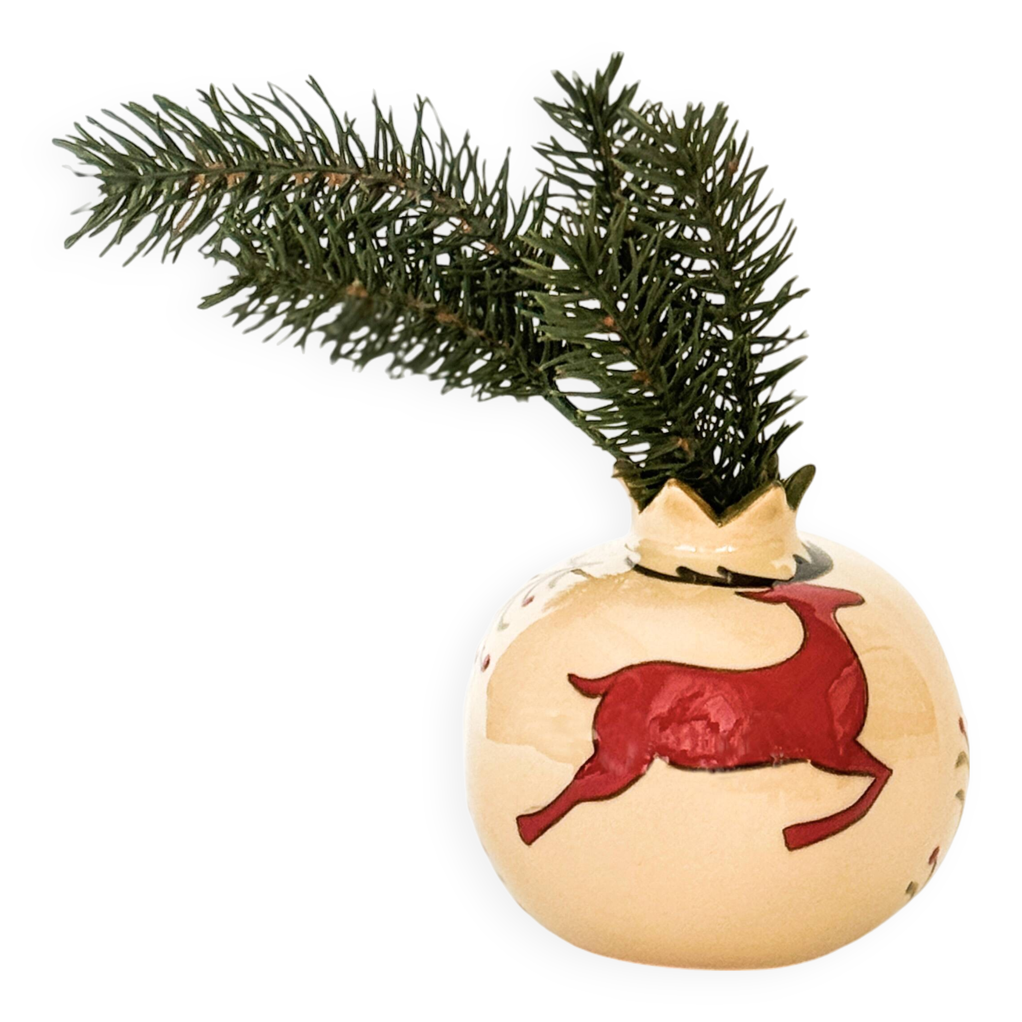 Iznik Christmas Ceramic Vase