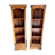 Teak bookcase set
