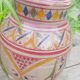 Berber terracotta vase, Moroccan craftsmanship, vintage 1980