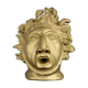 Head plaster gold paint
