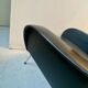 2 vintage faux leather armchairs