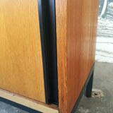 Vintage top sideboard from the 80s, sliding doors