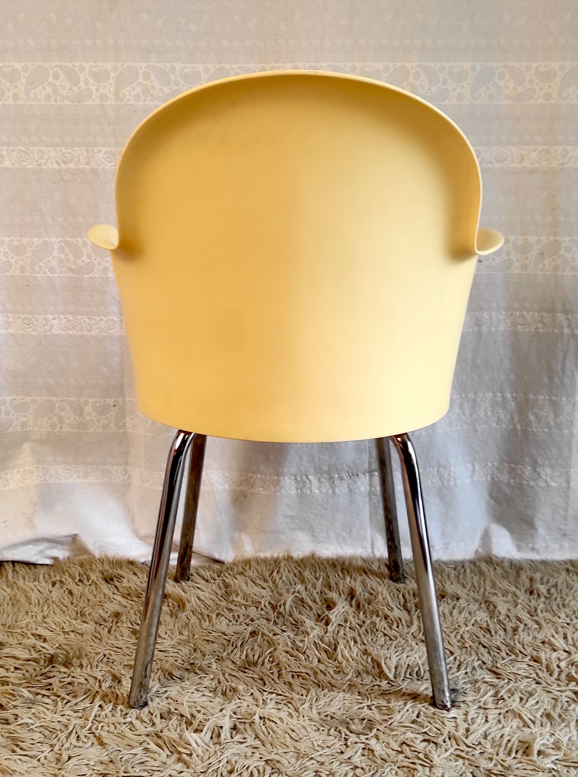 Chaise beige « GoGo Basic » par Marcello Ziliani pour Sintesi - fin XXème