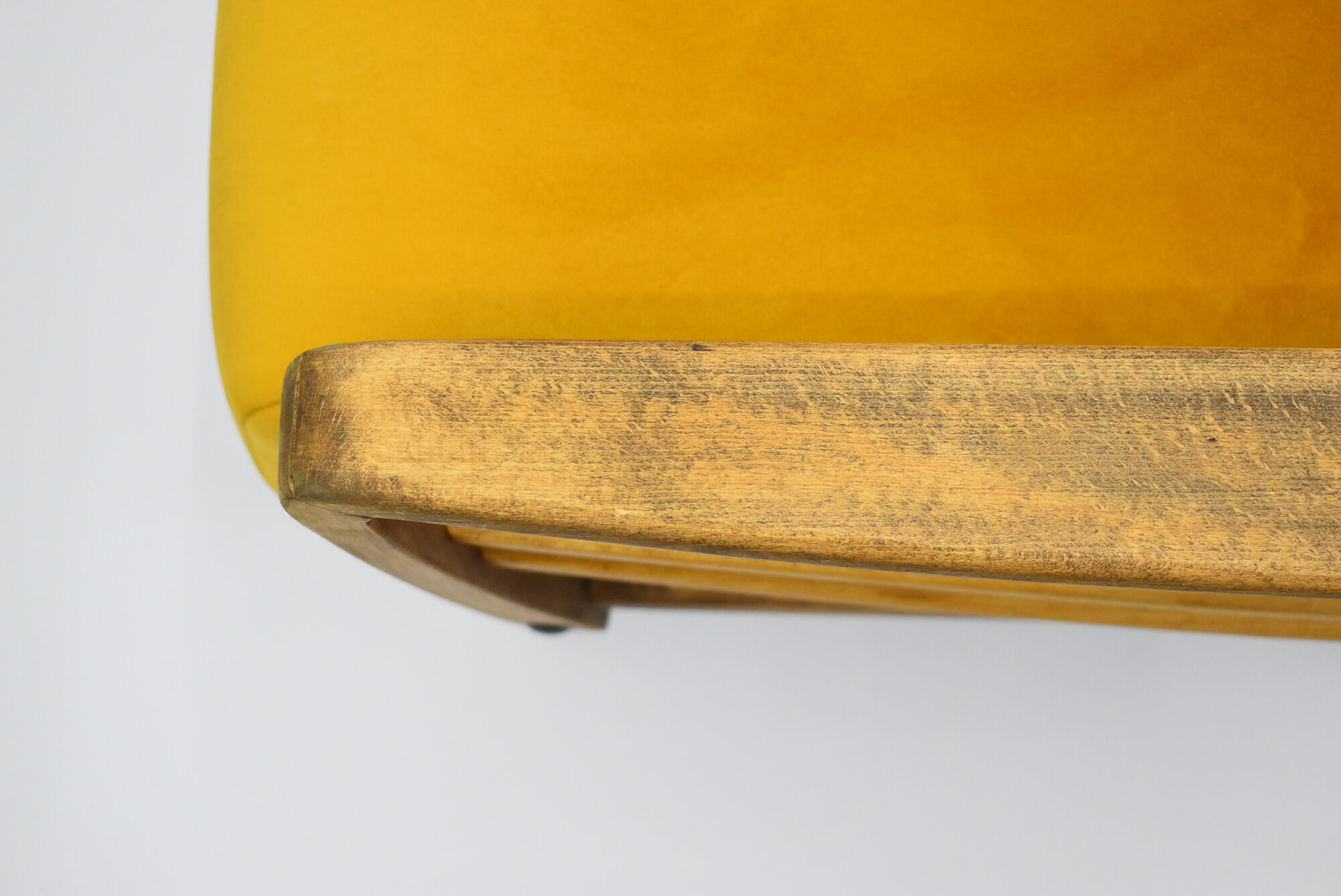 Fauteuil vintage jaune, Allemagne, années 1960